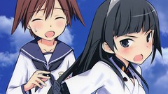 Anime girls seifuku strike witches miyafuji yoshika Anabuki 