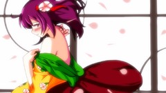 Anime girls short hair touhou hieda no akyuu hair ornaments 