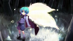 Anime girls short hair touhou video games Wriggle Nightbug