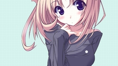 Anime girls Simple Background