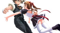 Anime girls Simple Background