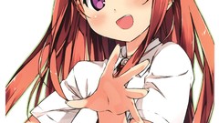 Anime girls Simple Background original characters scans Kantoku 