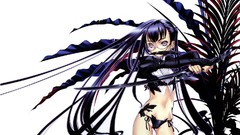 Anime girls soft shading girls with swords