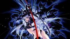 Anime girls soft shading girls with swords