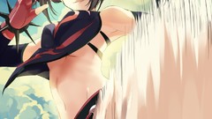 Anime girls street fighter video games Juri Han