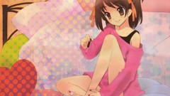 Anime girls suzumiya haruhi the melancholy of haruhi suzumiya