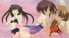 Anime girls swimming