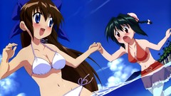 Anime girls swimsuits Nagasarete Airantou