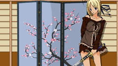 Anime girls Swords fate