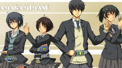 Anime girls tachibana miya nanasaki ai Amagami SS Tachibana 