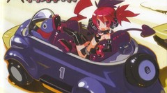 Anime girls tails video games Etna Demon Girl