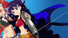 Anime girls tengen toppa gurren lagann vectors Littner Yoko