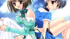 Anime girls thigh highs