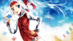 Anime girls thigh highs