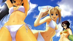 Anime girls tony taka kuchiki rukia ecchi soft shading