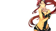 Anime girls tony taka tengen toppa gurren lagann cleavage 