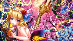 Anime girls touhou alice margatroid video games