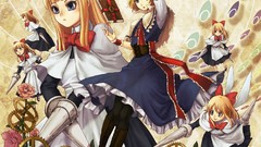 Anime girls touhou alice margatroid video games