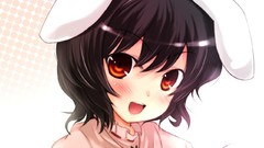 Anime girls touhou animal ears inaba tewi bunny ears