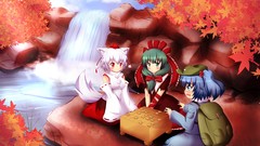Anime girls touhou animal ears inubashiri momiji kagiyama hina 