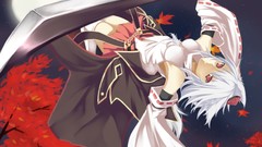 Anime girls touhou animal ears inubashiri momiji video games 