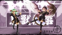 Anime girls touhou animal ears mystia lorelei video games 