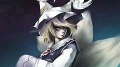 Anime girls touhou animal ears yakumo ran video games 