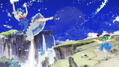 Anime girls touhou cirno kazami yuuka video games Daiyousei 