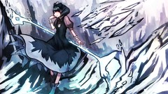 Anime girls touhou cirno video games