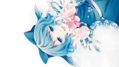 Anime girls touhou cirno video games