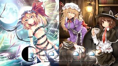 Anime girls touhou flandre scarlet usami renko video games 