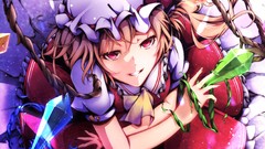 Anime girls touhou flandre scarlet video games