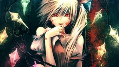 Anime girls touhou flandre scarlet video games