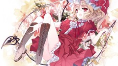 Anime girls touhou flandre scarlet video games