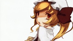 Anime girls touhou flandre scarlet video games Simple Background