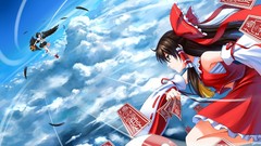 Anime girls touhou hakurei