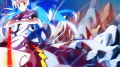 Anime girls touhou hinanawi tenshi video games