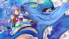 Anime girls touhou hinanawi tenshi video games
