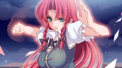Anime girls touhou hong meiling redheads Moneti