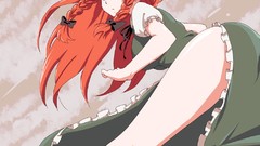 Anime girls touhou hong meiling video games hentai chinese dress