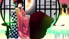 Anime girls touhou houraisan kaguya video games