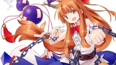 Anime girls touhou ibuki suika