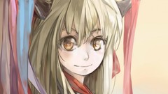 Anime girls touhou ibuki suika video games