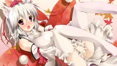 Anime girls touhou inubashiri momiji video games