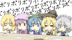 Anime girls touhou izayoi sakuya kirisame marisa alice 