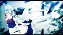 Anime girls touhou izayoi sakuya video games