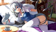 Anime girls touhou izayoi sakuya video games