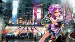 Anime girls touhou izayoi sakuya video games