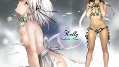 Anime girls touhou izayoi sakuya video games