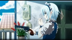 Anime girls touhou izayoi sakuya video games